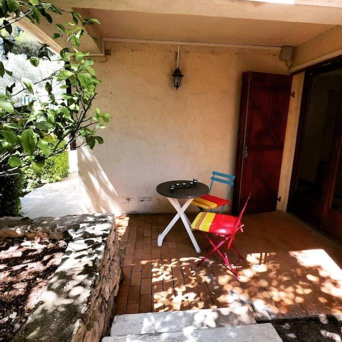 Charmant Rez De Villa Climatise Renove, 90M2 Avec Parking Cassis Exterior foto